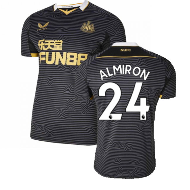 2021-2022 Newcastle United Away Shirt (ALMIRON 24)-SoccerKits Hub | Buy Soccer Jerseys Online